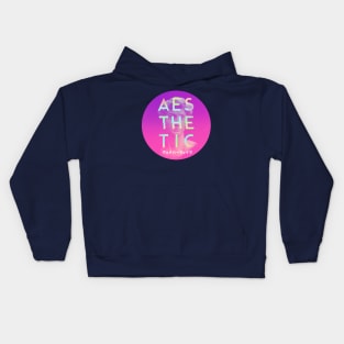 Vaporwave Aesthetic Kids Hoodie